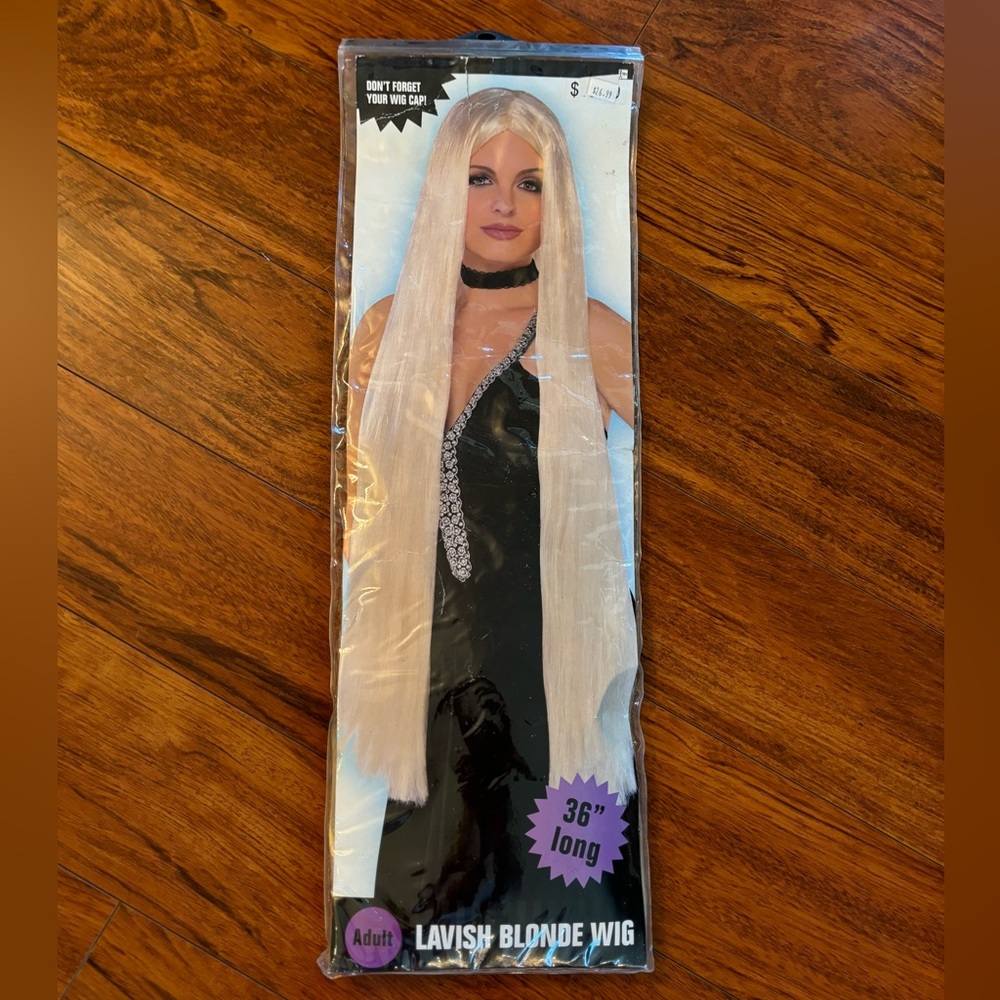Lavish Blonde Wig - 36 inch long